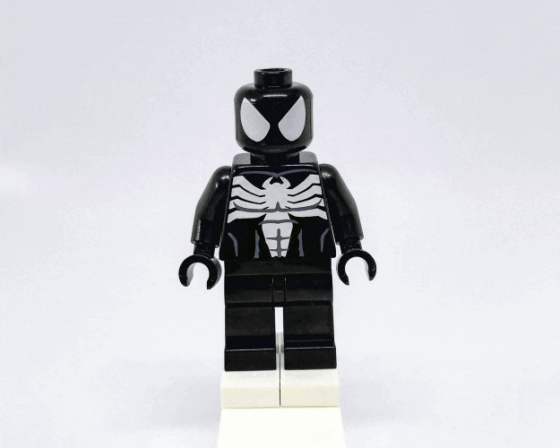 LEGO Custom Minifigure - BLACK SUIT SPIDER-MAN - SDCC Figure SUPER HEROES | eBay